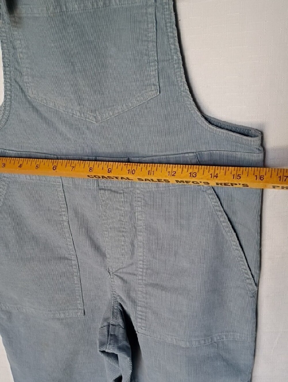 aerie Women's Corduroy Light Blue Overalls Size XS - Picture 7 of 12